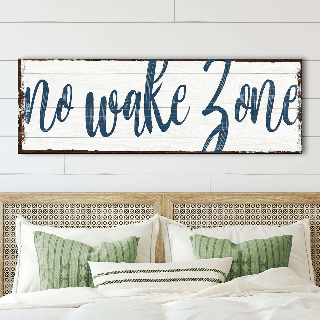 No Wake Zone Sign XV