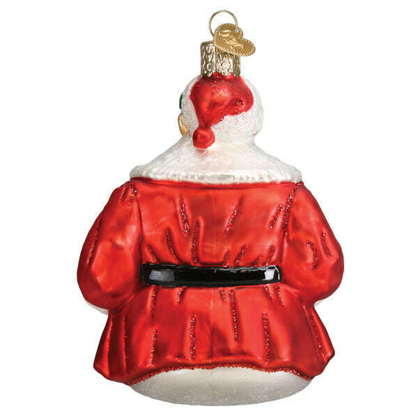 Old World Christmas Norman Rockwell Iconic Santa Blown Glass Ornament