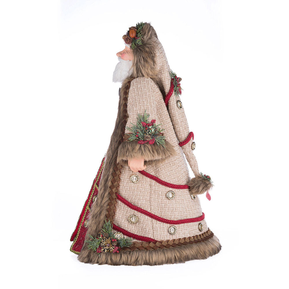 North Country Advent Santa Doll by Katherine's Collection image 1