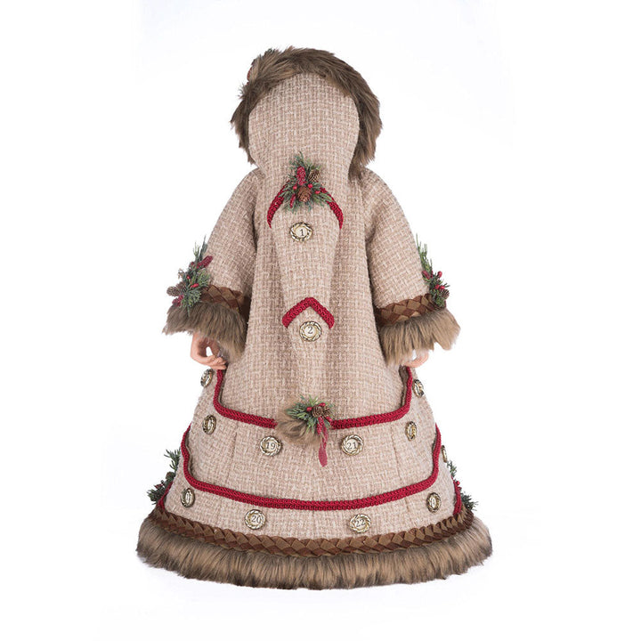 North Country Advent Santa Doll by Katherine's Collection image 2