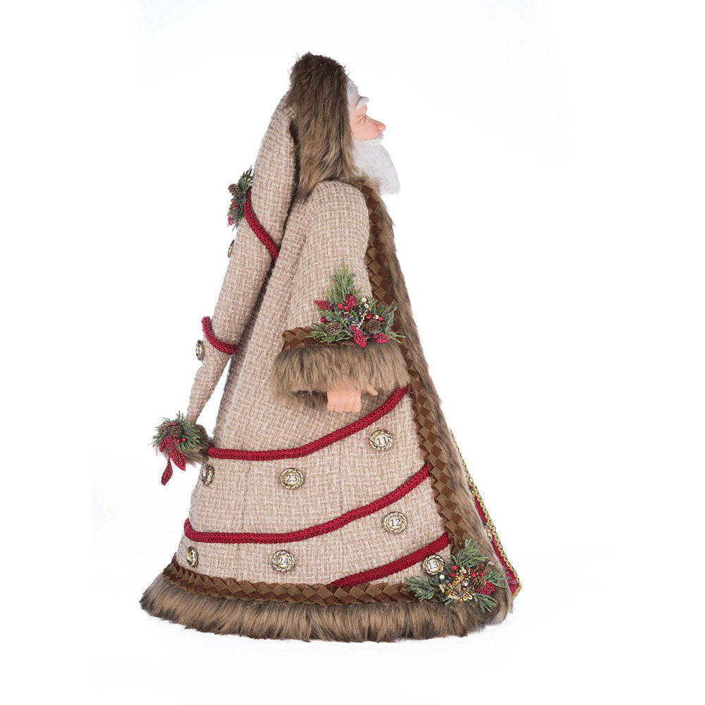 North Country Advent Santa Doll by Katherine's Collection image 3