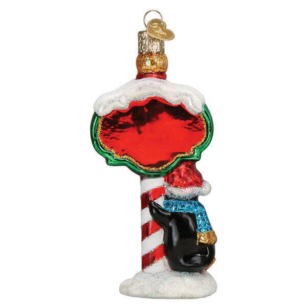 Old World Christmas North Pole Blown Glass Ornament