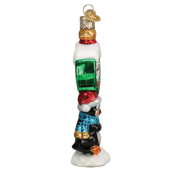 Old World Christmas North Pole Blown Glass Ornament