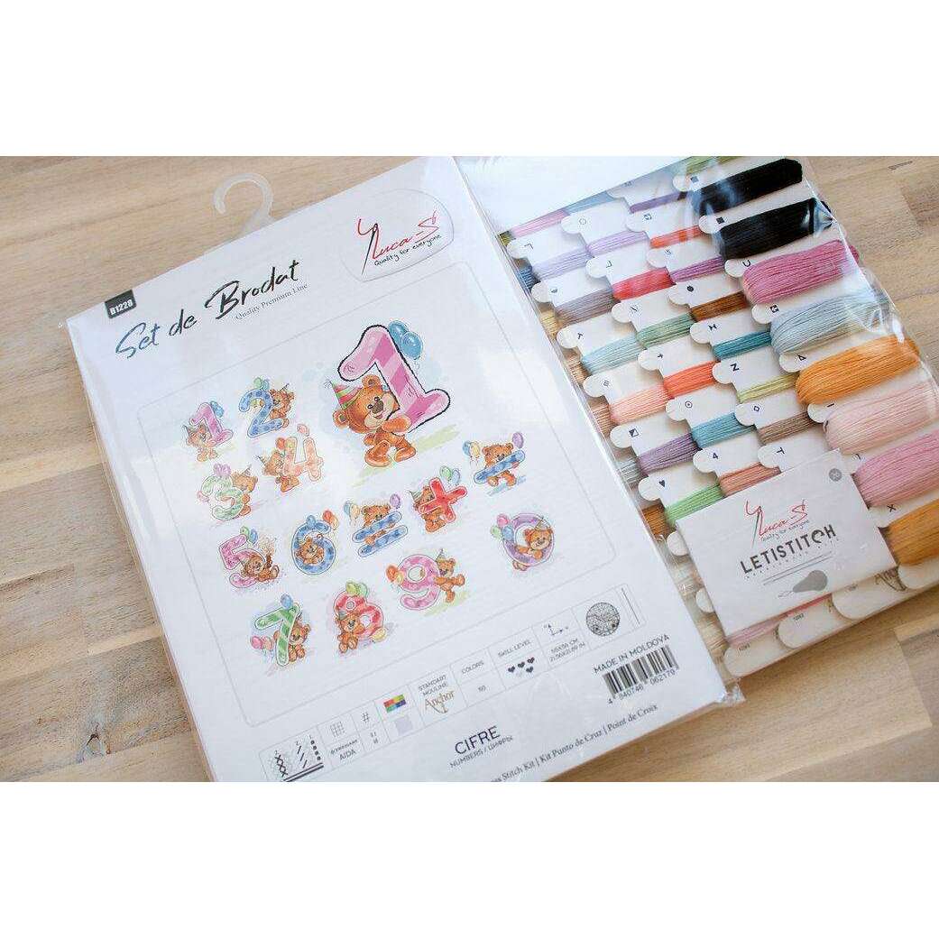 Numbers B1228L Counted Cross-Stitch Kit