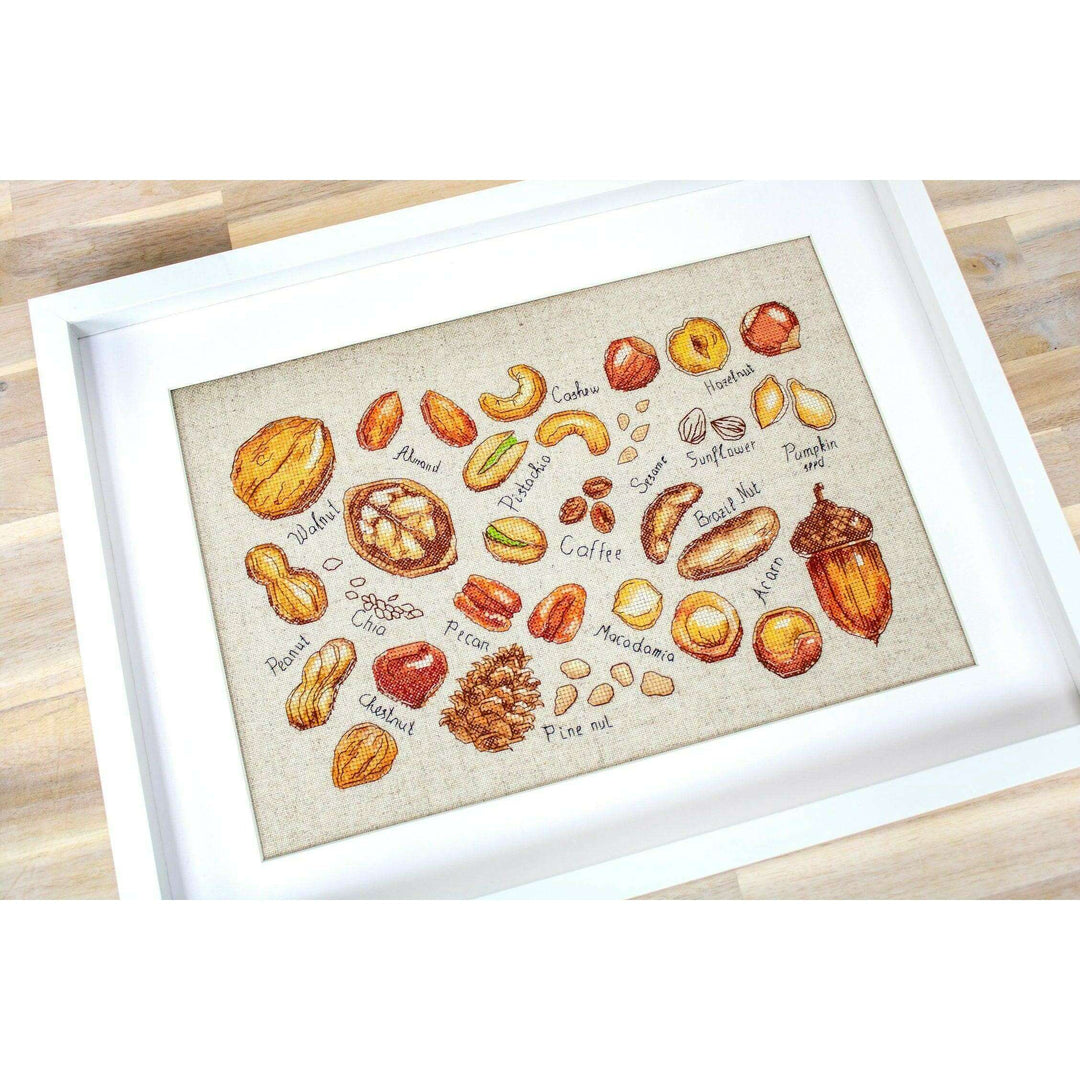Nuts & seeds B1165L Counted Cross-Stitch Kit