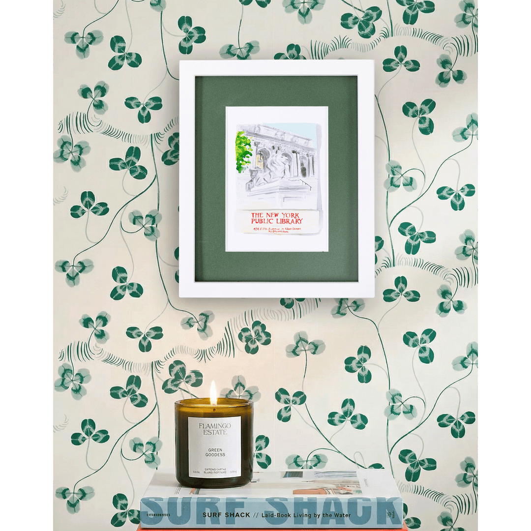 NY Public Library Matchbook Art Print
