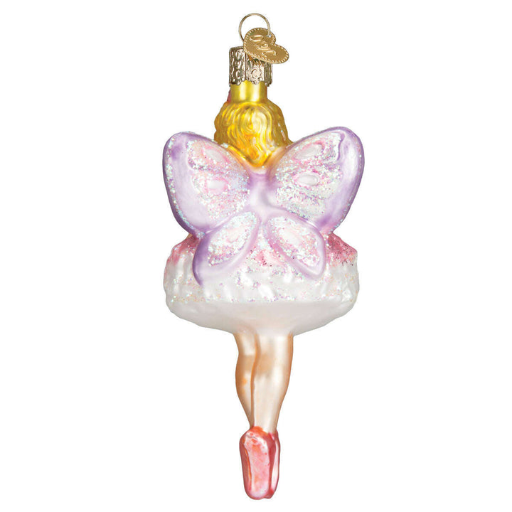 Old World Christmas Sugar Plum Fairy Blown Glass Ornament