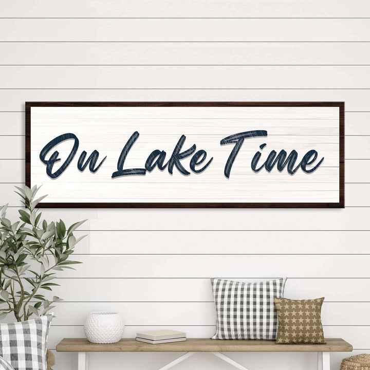 On Lake Time Sign III