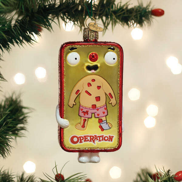 Old World Christmas Operation Blown Glass Ornament