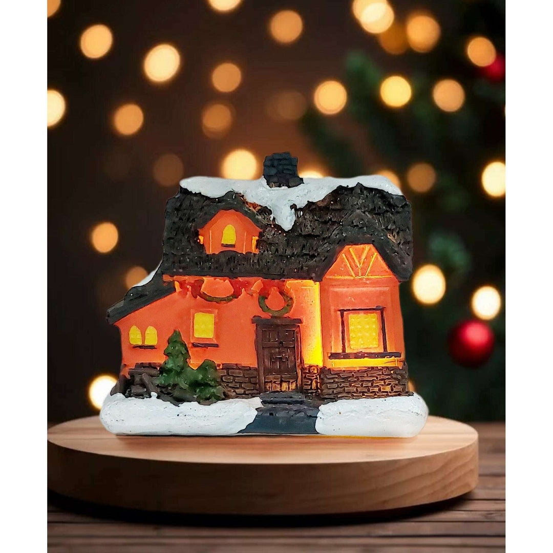 Orange House. Christmas Village Wizardi F07-N1-1-6542-2D