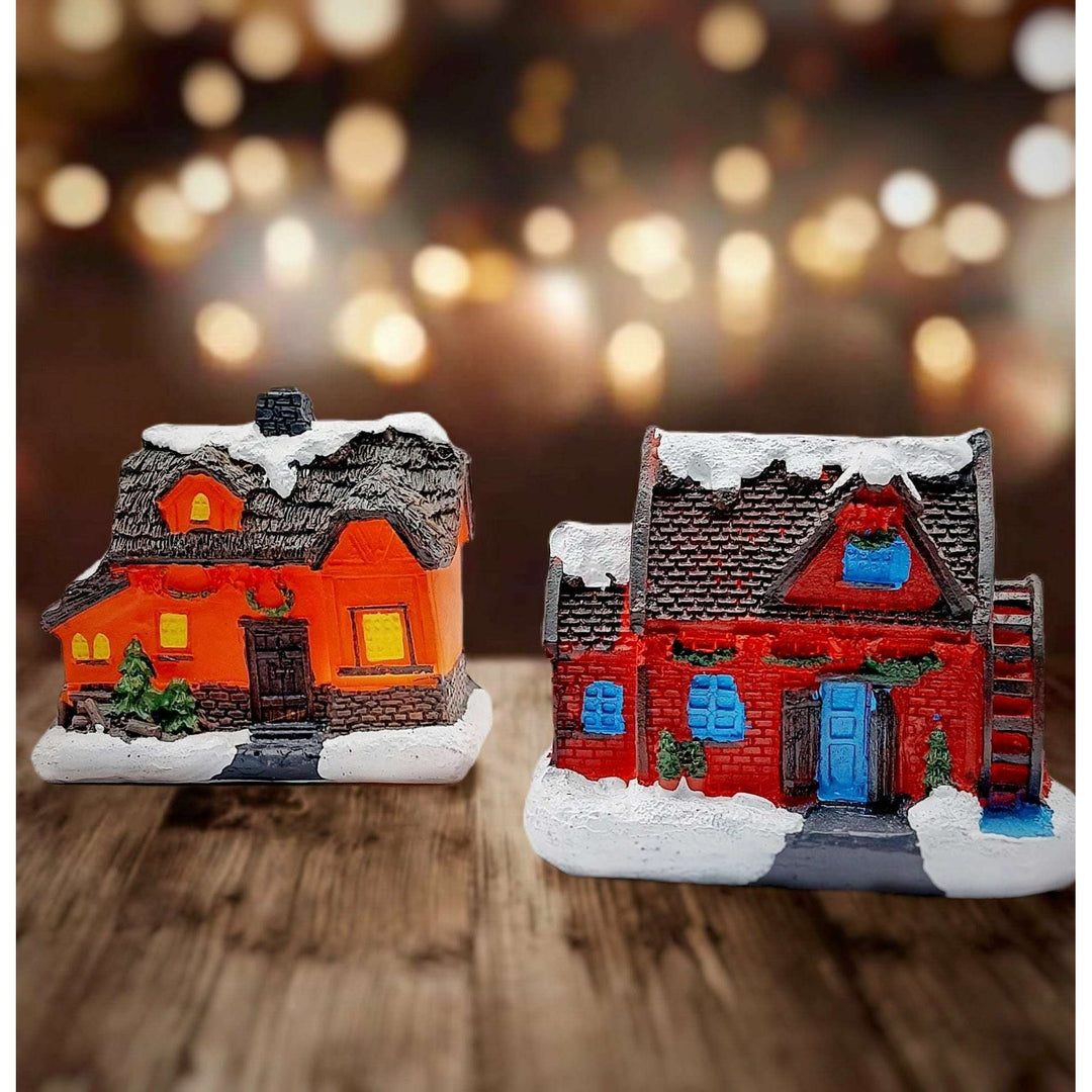 Orange House. Christmas Village Wizardi F07-N1-1-6542-2D