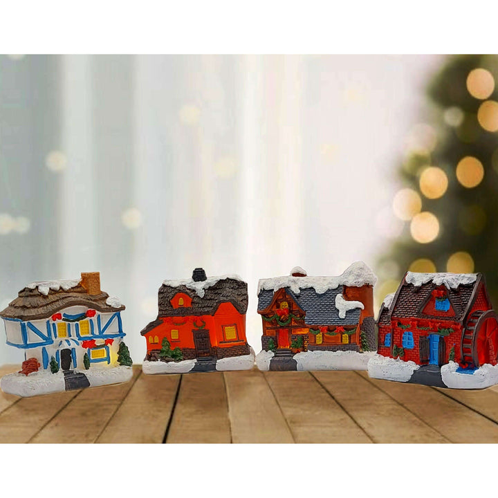 Orange House. Christmas Village Wizardi F07-N1-1-6542-2D