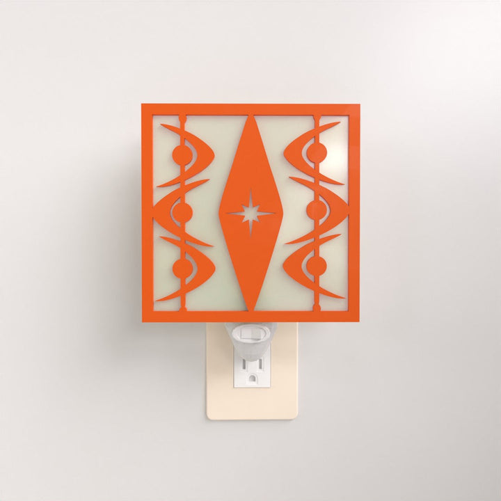 Diamond Starburst Midcentury Night Light