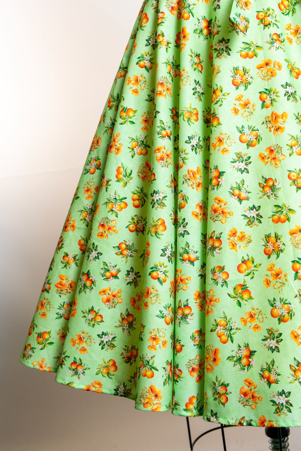 Staci Dress- Orange County, Lime