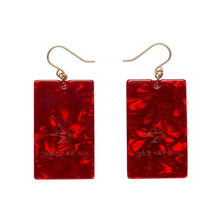 Original Wonka Bar Drop Earrings by Erstwilder – view 2