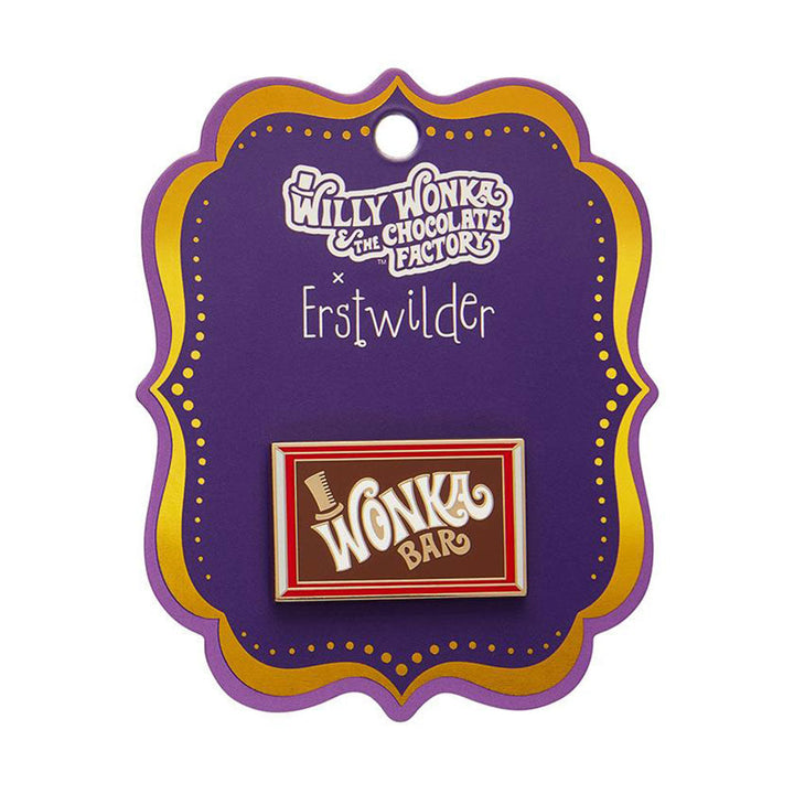 Original Wonka Bar Enamel Pin by Erstwilder image 2