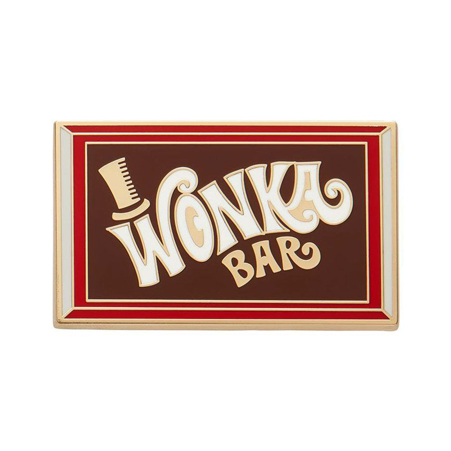 Original Wonka Bar Enamel Pin by Erstwilder image