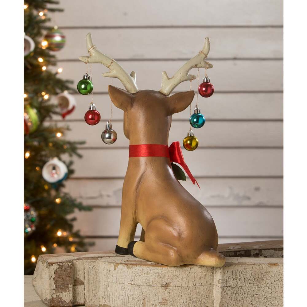 Ornamental Reindeer Paper Mache by Bethany Lowe Designs 2