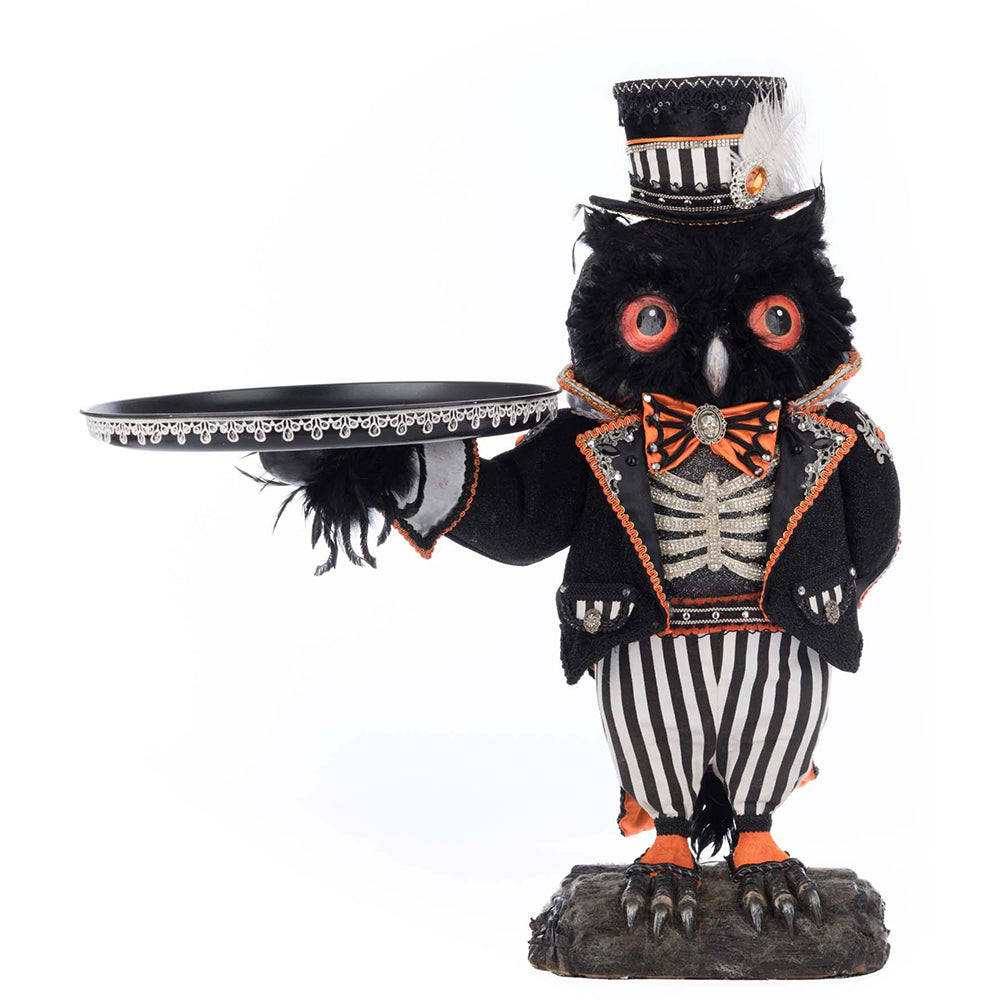 Oscar Macabre Owl Server by Katherine's Collection image