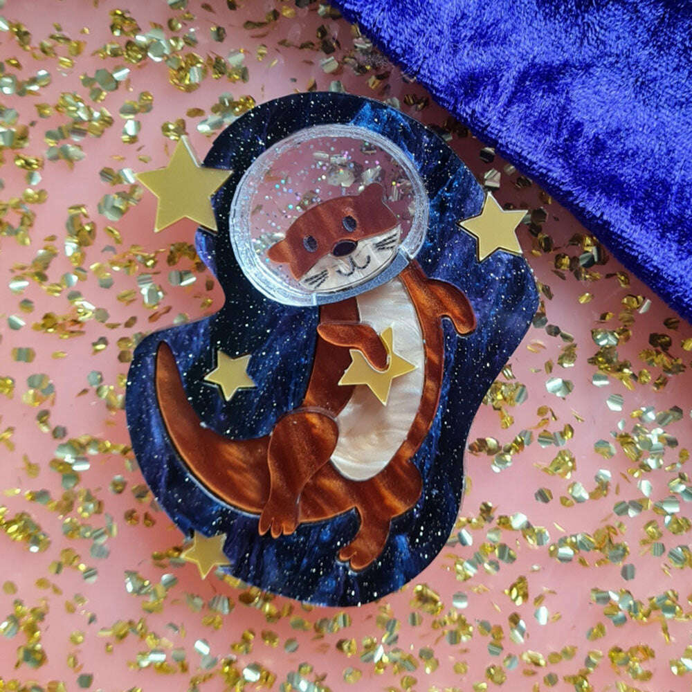 Otter Space Necklace by Cherryloco Jewellery 2