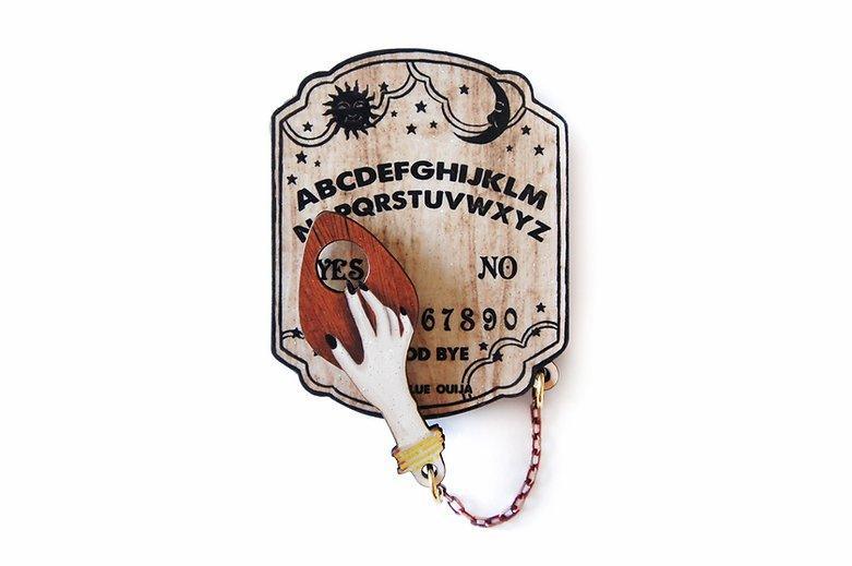 Ouija Board Brooch by LaliBlue - Quirks!