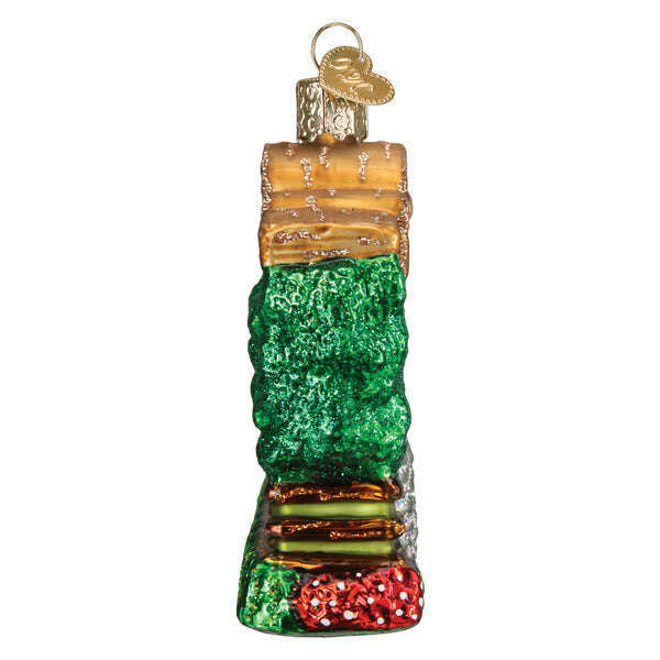 Old World Christmas Our Ranch Blown Glass Ornament