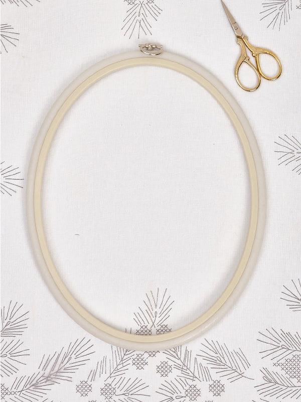 Oval Flexi Hoop Nurge 230-10 White