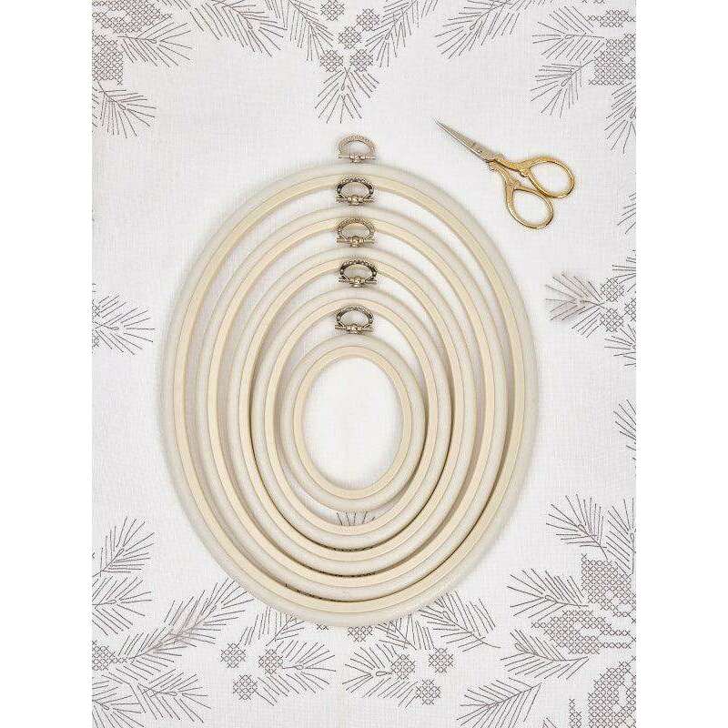 Oval Flexi Hoop Nurge 230-10 White