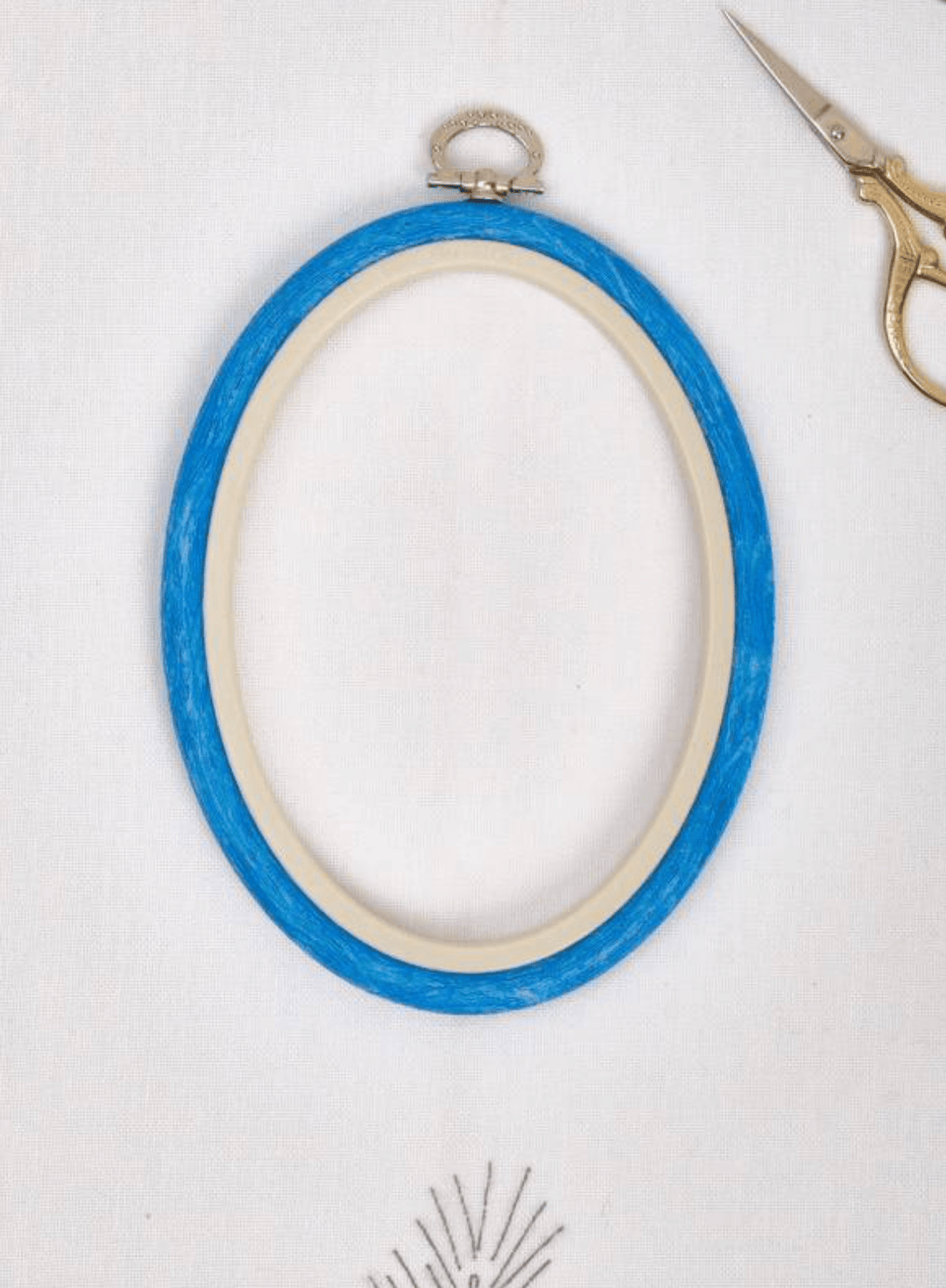 Oval Flexi Hoop Nurge 230-7 Blue