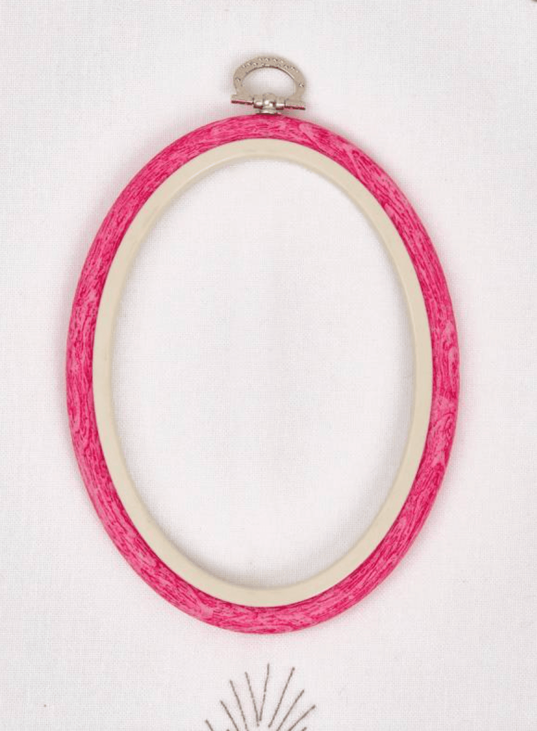 Oval Flexi Hoop Nurge 230-7 Pink