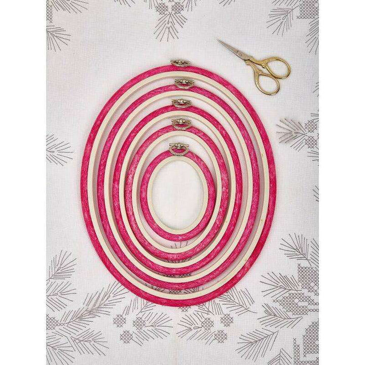 Oval Flexi Hoop Nurge 230-7 Pink