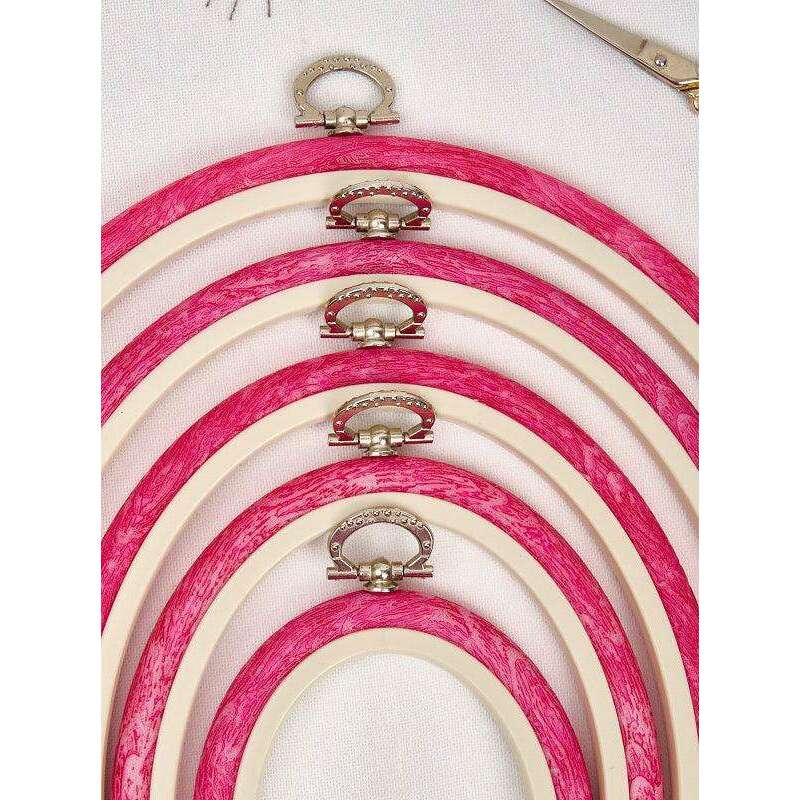 Oval Flexi Hoop Nurge 230-7 Pink
