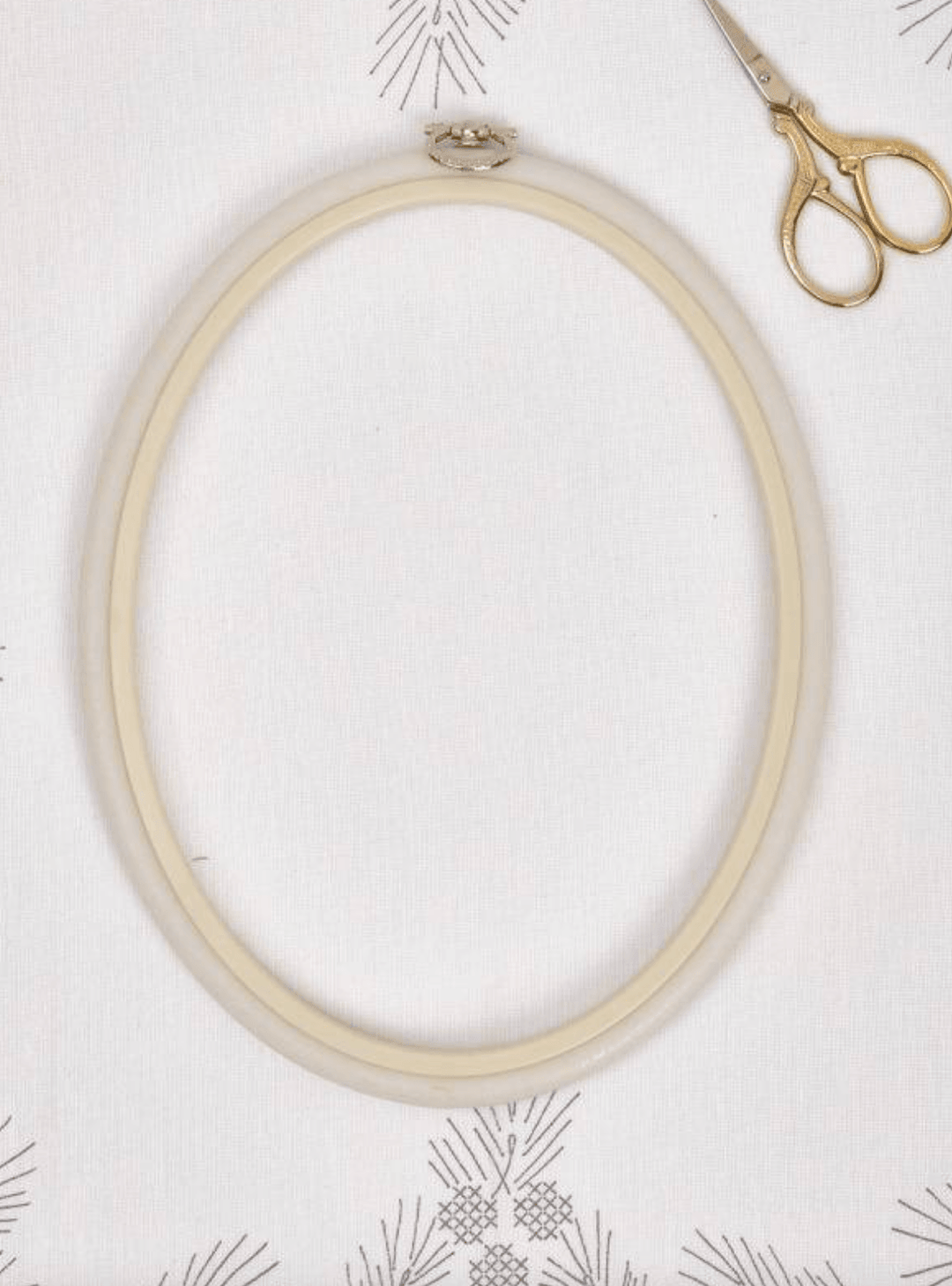 Oval Flexi Hoop Nurge 230-9 White