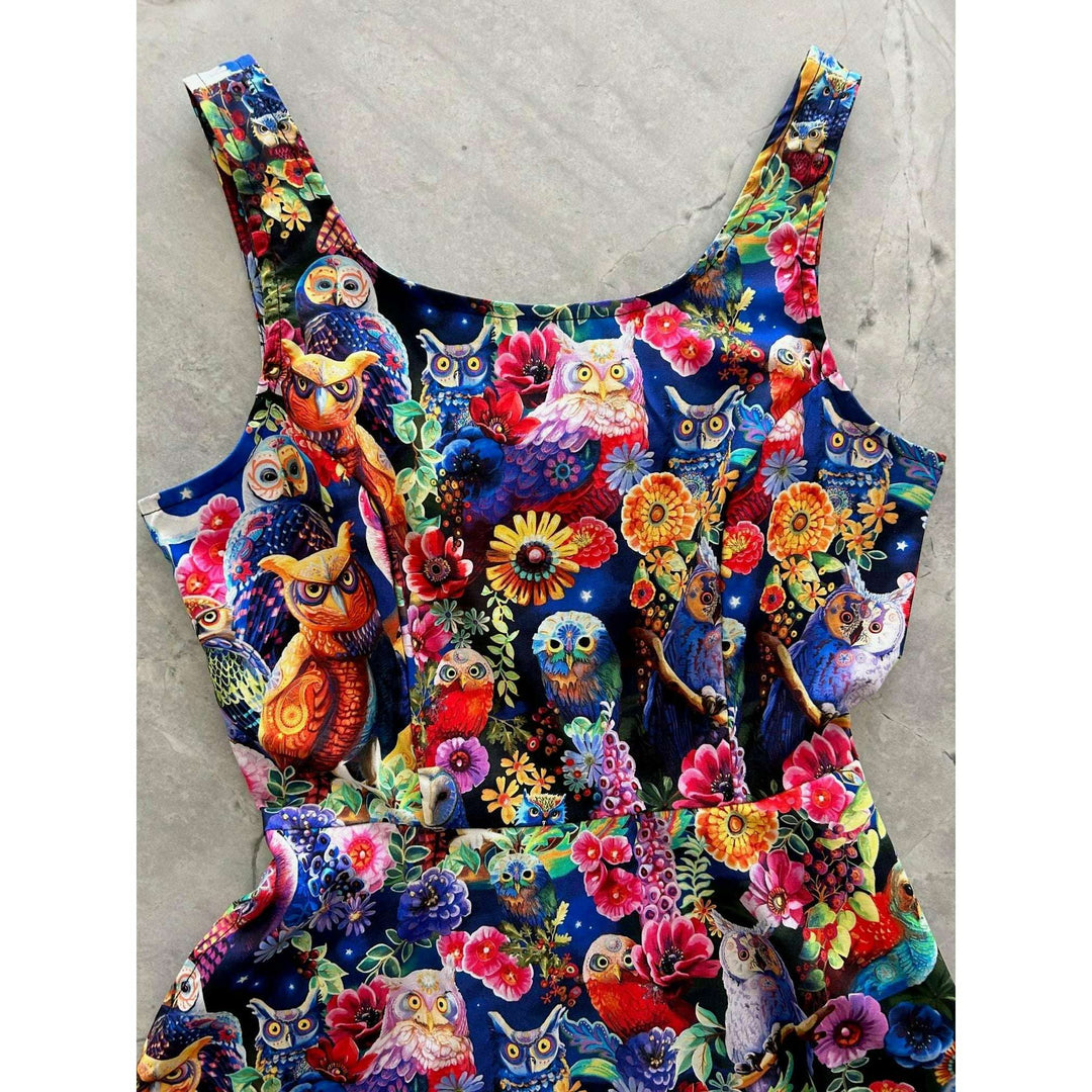 Owls Skater Dress