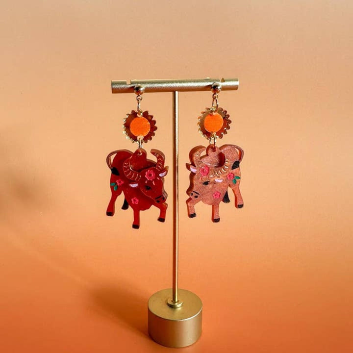 Ox Earrings 3