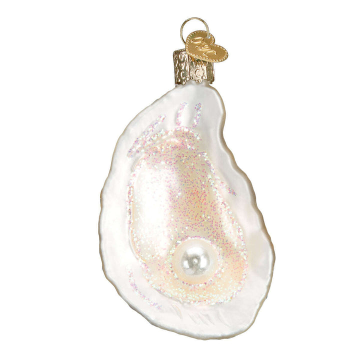 Old World Christmas Oyster with Pearl Blown Glass Ornament
