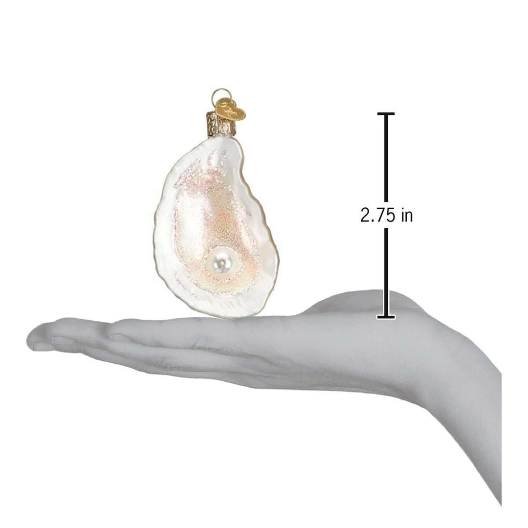 Old World Christmas Oyster with Pearl Blown Glass Ornament