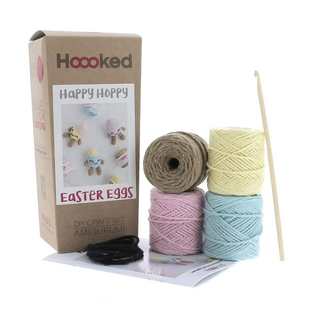 DIY Crochet Kit Happy Hoppy Easter Eggs PAK286