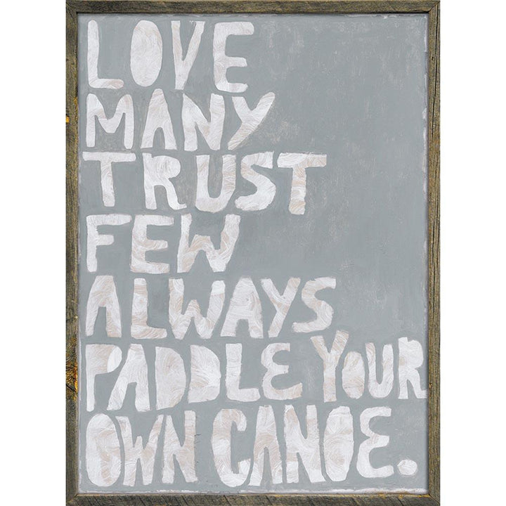 "Paddle Your Own Canoe" Art Print - Quirks!