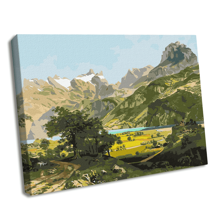 Painting by Numbers kit A magical landscape KHO2875