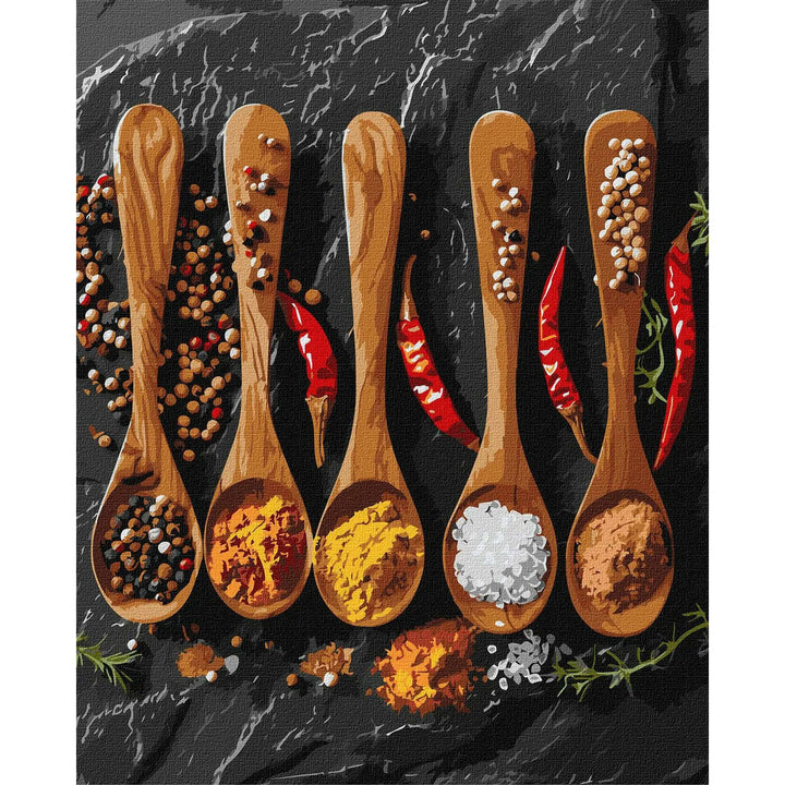 Painting by Numbers kit A variety of spices KHO5690