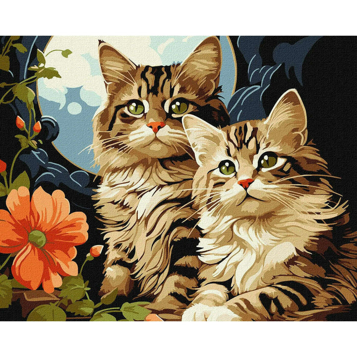 Painting by Numbers kit Adorable Cats KHO6574