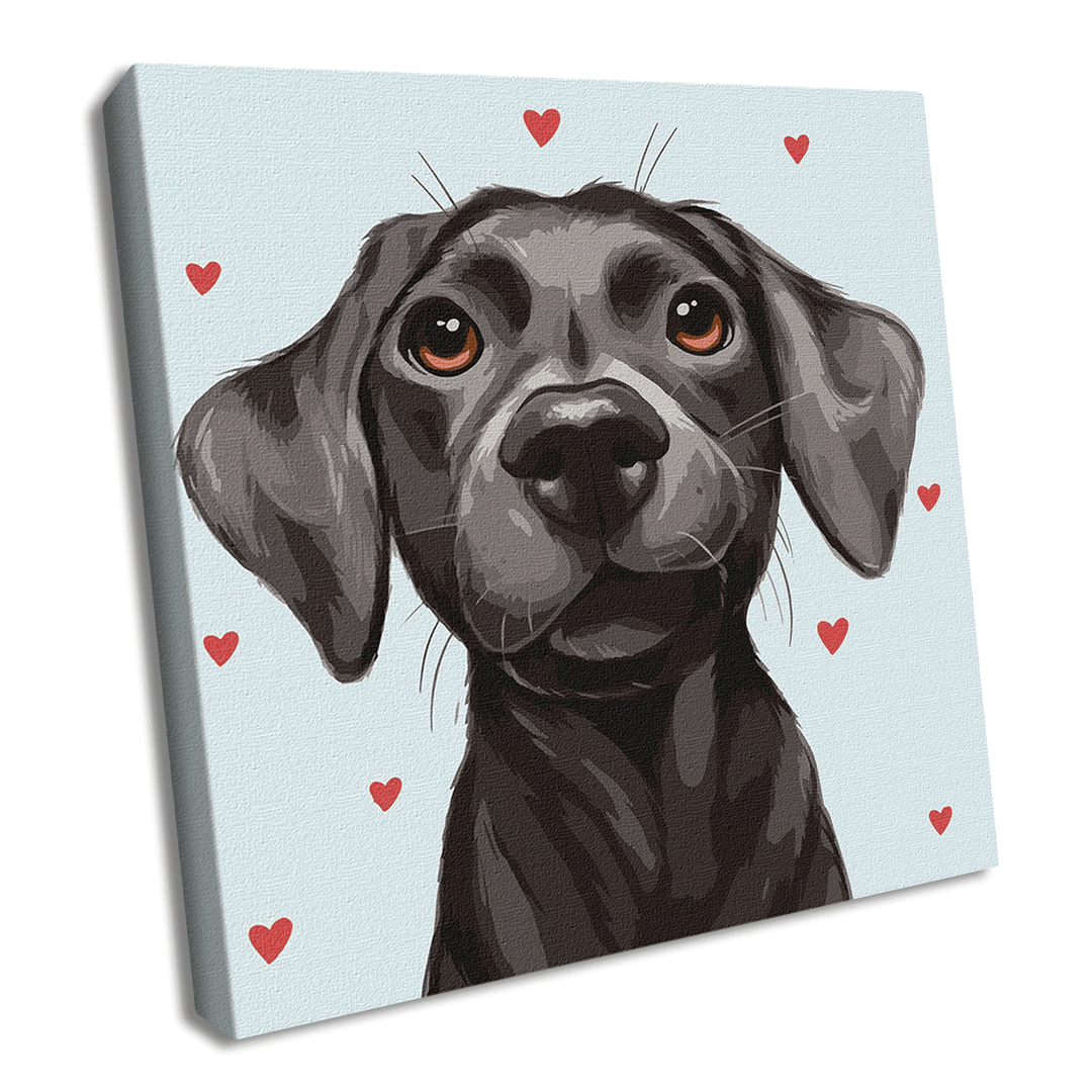 Painting by Numbers kit Affectionate friend KHO4332