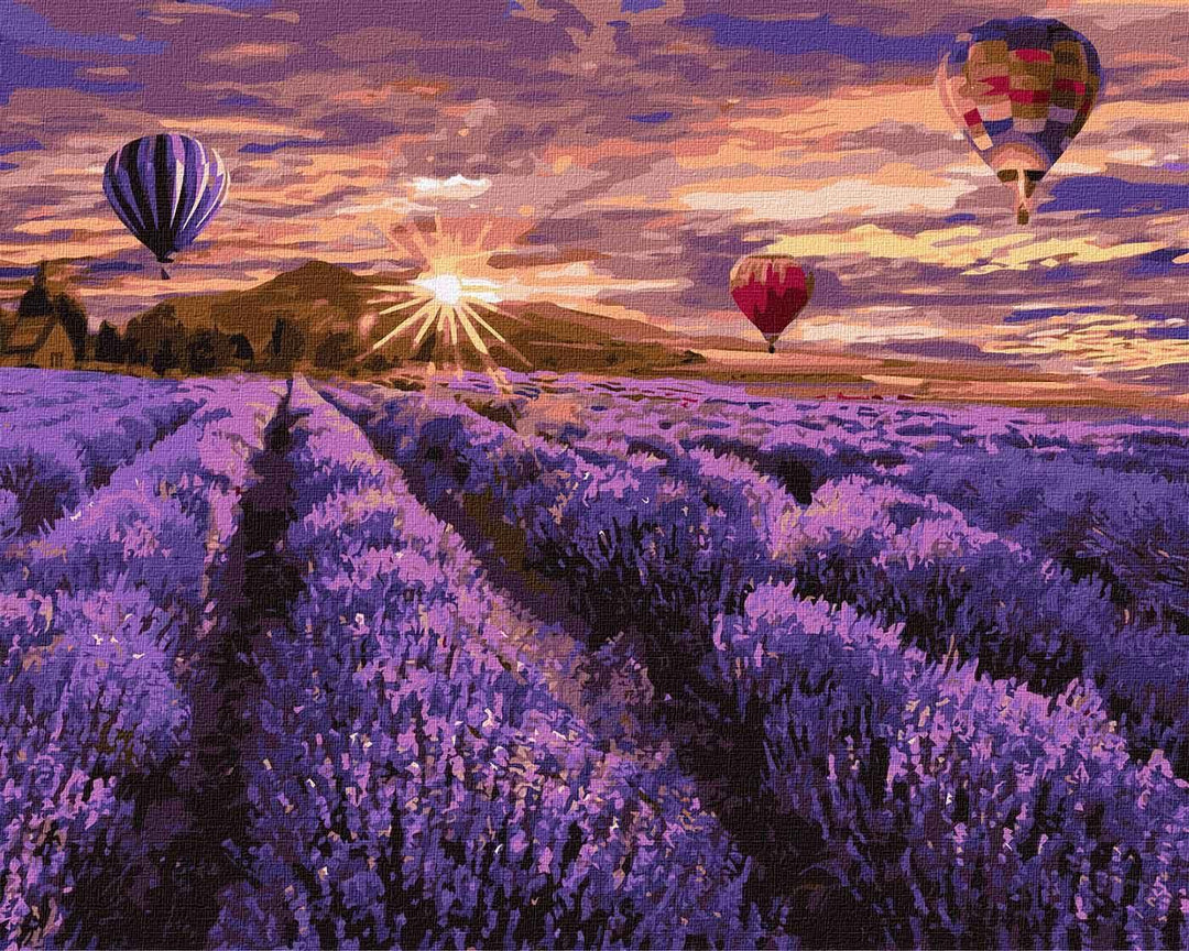 Painting by Numbers kit Blooming lavender KHO2839