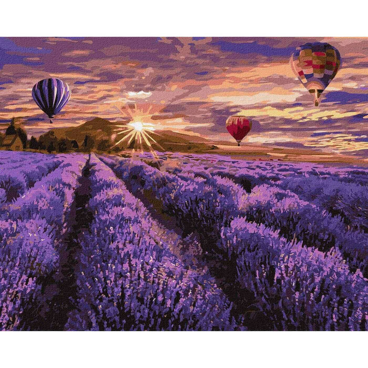 Painting by Numbers kit Blooming lavender KHO2839