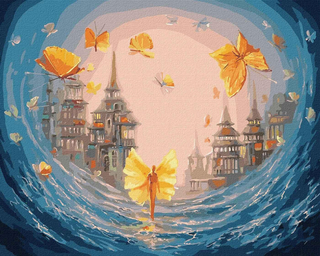 Painting by Numbers kit Butterflies of the soul KHO5026