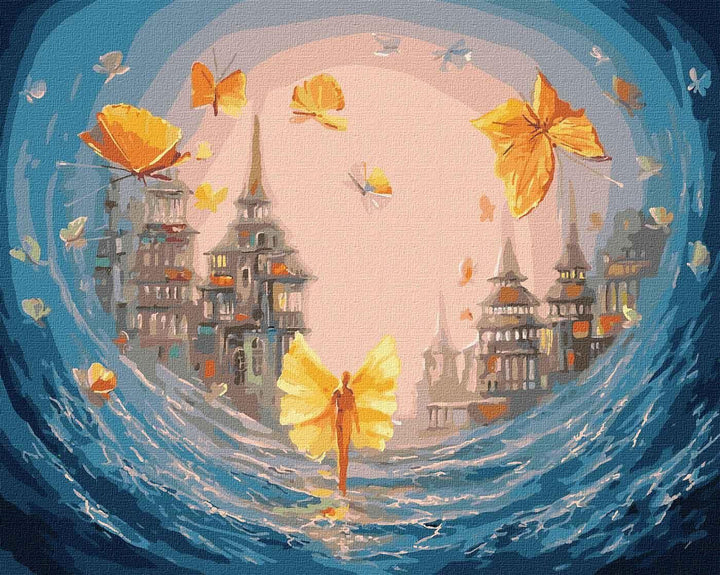 Painting by Numbers kit Butterflies of the soul KHO5026