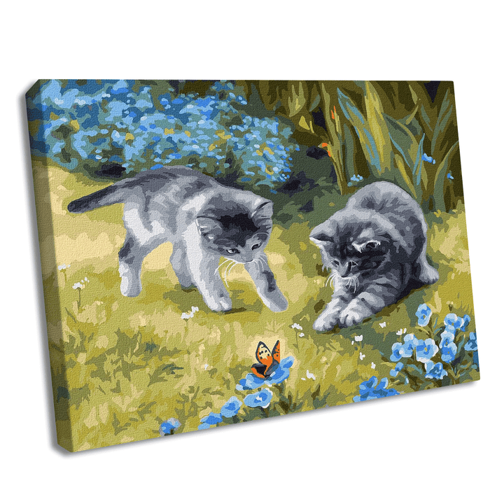 Painting by Numbers kit Cats in the garden KHO4252