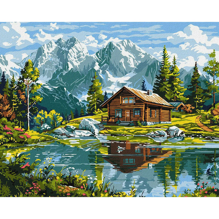 Painting by Numbers kit Cozy Cottage KHO6351