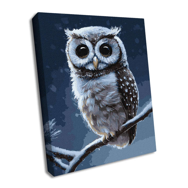 Painting by Numbers kit Forest owl KHO4457